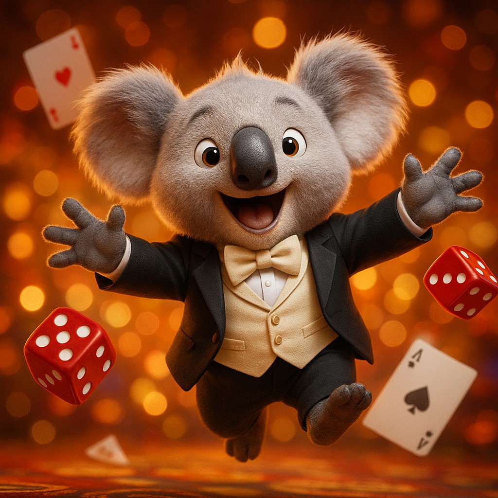 সোনালি আলোয় তাস ও ডাইসের মাঝে উচ্ছ্বসিত একটি চরিত্র, bkok